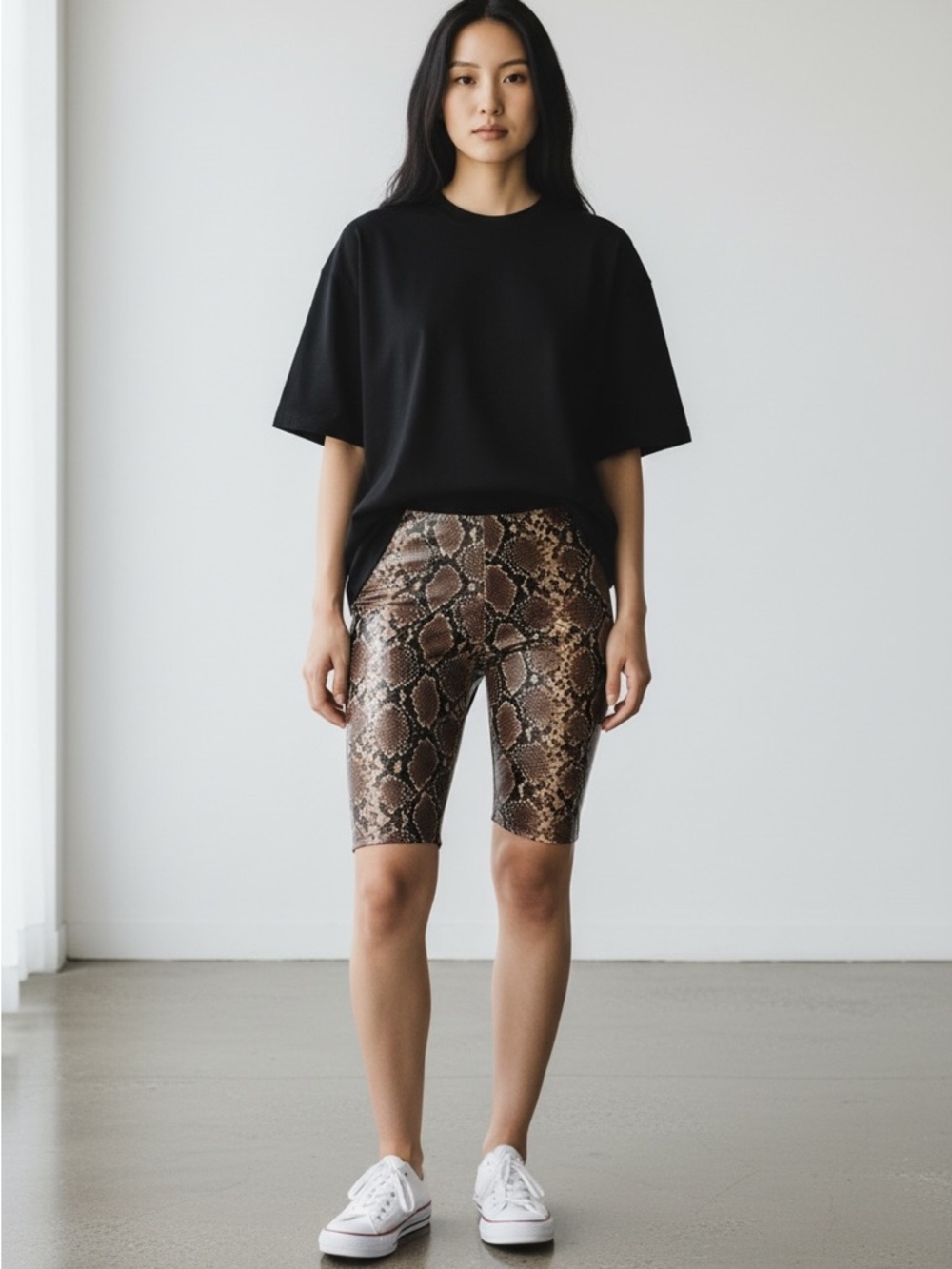Commando Snake Print Shorts new size small